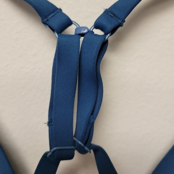 Free People Oh Scuba Bralette Midnight Cowboy Blue M - Picture 5 of 11